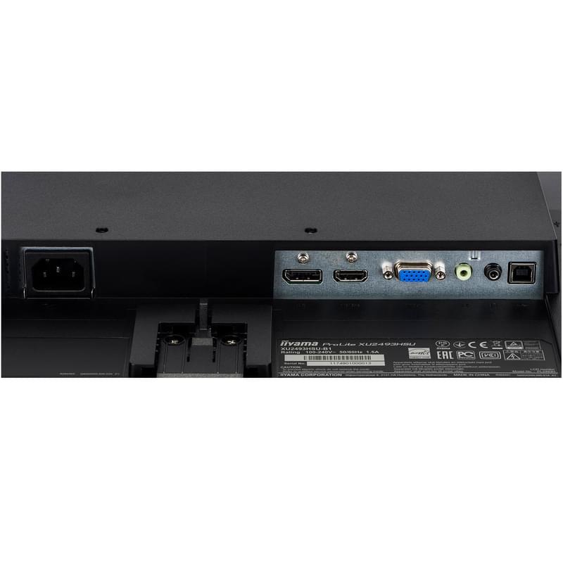 Монитор 23.8'' Iiyama ProLite XU2493HSU-B1 1920х1080 16:9 IPS 75ГЦ (HDMI+DP+VGA) Black - фото #7, Technodom.kz