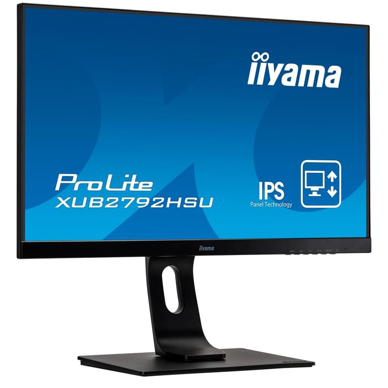Монитор 27'' Iiyama ProLite XUB2792HSU-B1 1920х1080 16:9 IPS 75ГЦ (HDMI+DP+VGA) Black - фото #1, Technodom.kz