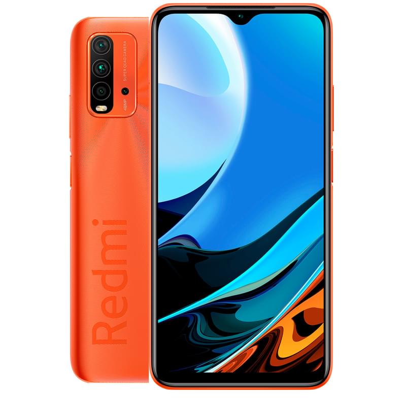 Смартфон Xiaomi Redmi 9T 4/64GB Sunrise Orange - фото #0, Technodom.kz