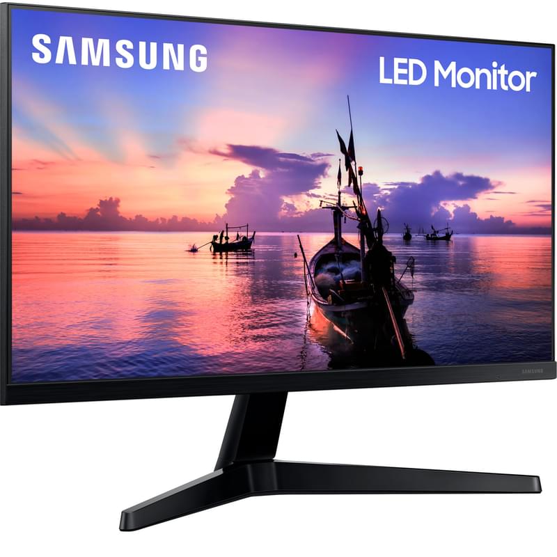 22" Samsung LF22T350FHIXCI Мониторы 1920x1080 16:9 IPS 75ГЦ (HDMI+VGA) Black - фото #1, Technodom.kz