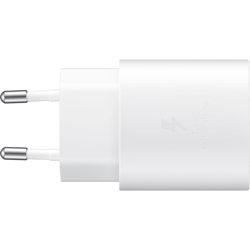 Адаптер питания Samsung, 1*Type-C 25Вт (PD 3.0), Белый (EP-TA800NWEGRU) - фото #0, Technodom.kz