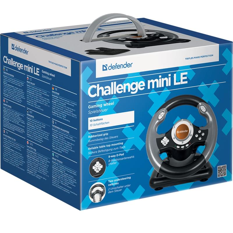 Игровой руль PC Defender Challenge Mini LE (64351) - фото #5, Technodom.kz