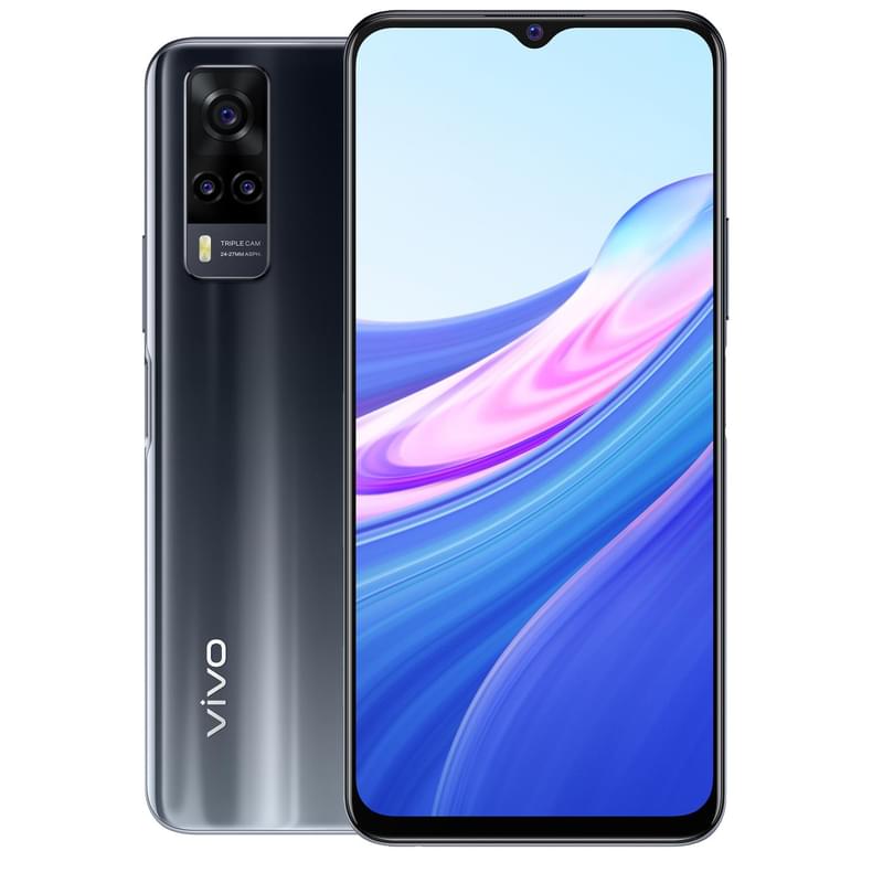 Смартфон Vivo Y31 4/128GB Racing Black - фото #0, Technodom.kz