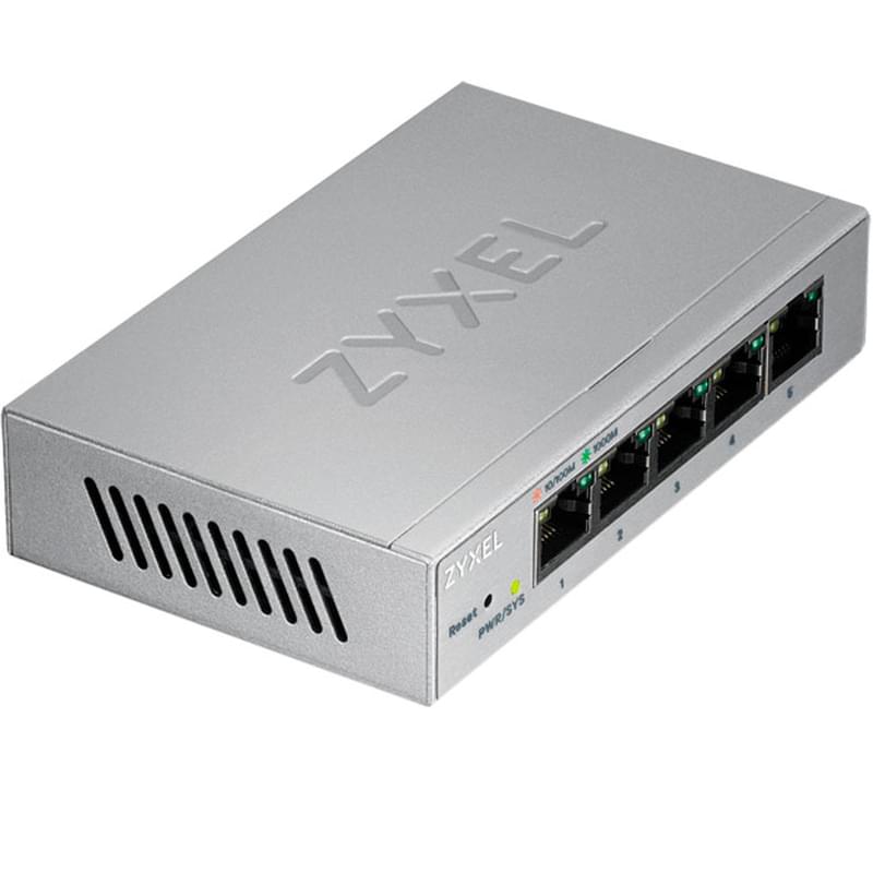 Коммутатор ZyXEL GS1200-5, 5 портов, 10/100/1000 Mbps - фото #2, Technodom.kz Коммутатор ZyXEL GS1200-5, 5 портов, 10/100/1000 Mbps - фото #2, Technodom.kz