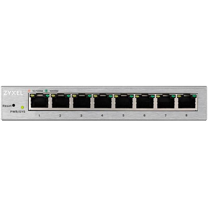 Коммутатор ZyXEL GS1200-8, 8 портов, 10/100/1000 Mbps - фото #2, Technodom.kz