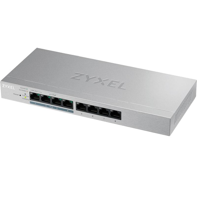 Коммутатор ZyXEL GS1200-8HPV2 PoE 8 портов, 10/100/1000 Mbps - фото #1, Technodom.kz Коммутатор ZyXEL GS1200-8HPV2 PoE 8 портов, 10/100/1000 Mbps - фото #1, Technodom.kz