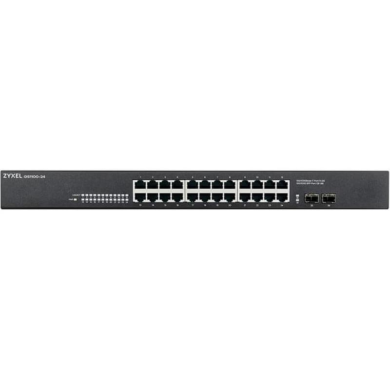 Коммутатор ZyXEL GS1100-24 24 портов, 10/100/1000 Mbps - фото #1, Technodom.kz