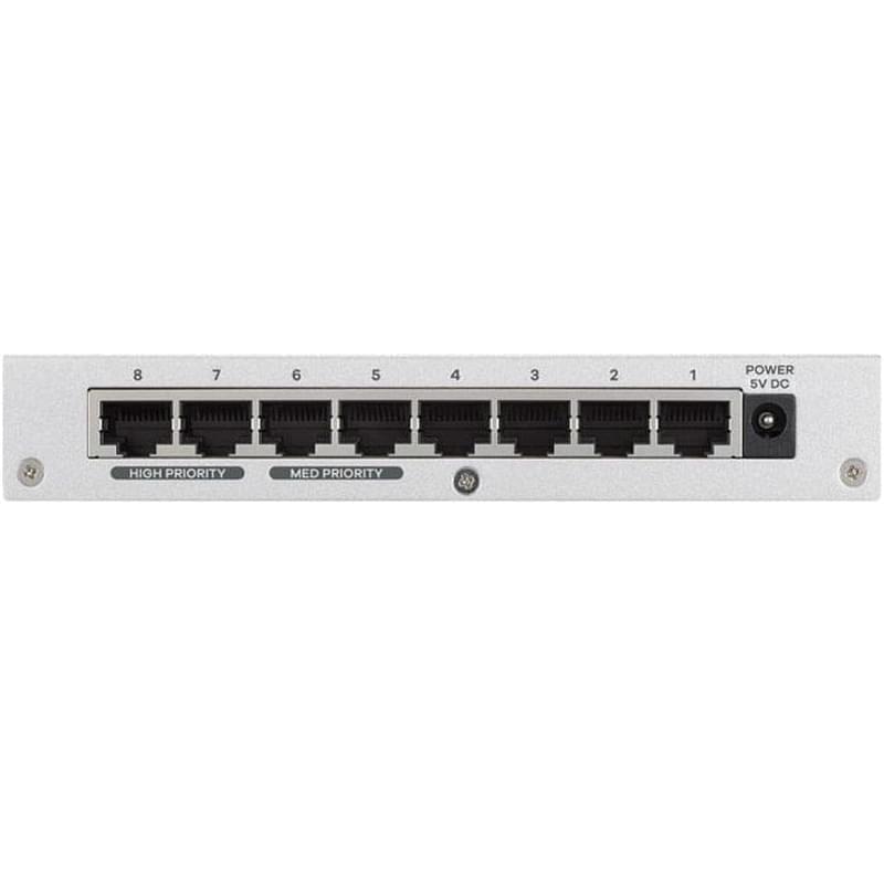 Коммутатор ZyXEL GS-108B v3, 8 портов, 10/100/1000 Mbps - фото #2, Technodom.kz