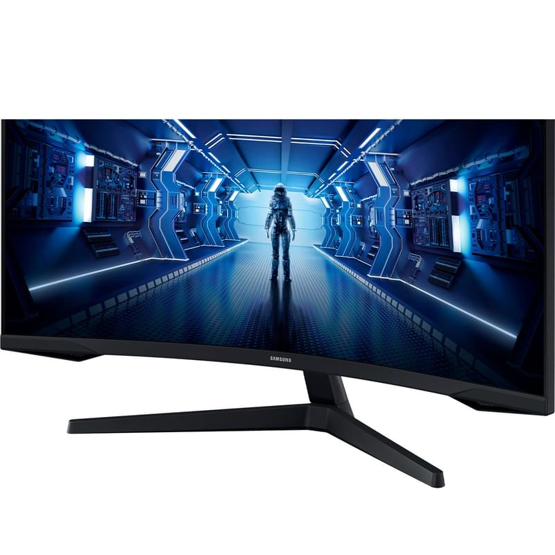 Монитор Игровой 34" Samsung LC34G55TWWIXCI 3440х1440 21:9 VA 165ГЦ (2HDMI+DP) Curved Black - фото #11, Technodom.kz