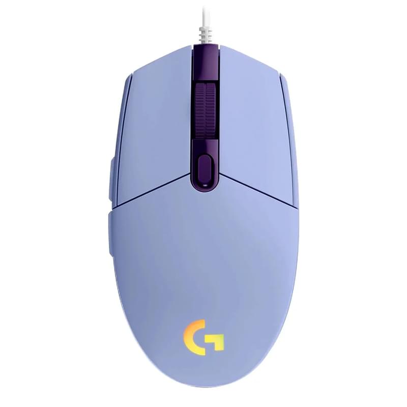 Сымды ойын тінтуірі USB Logitech G102 LIGHTSYNC, Lilac - фото #0, Technodom.kz