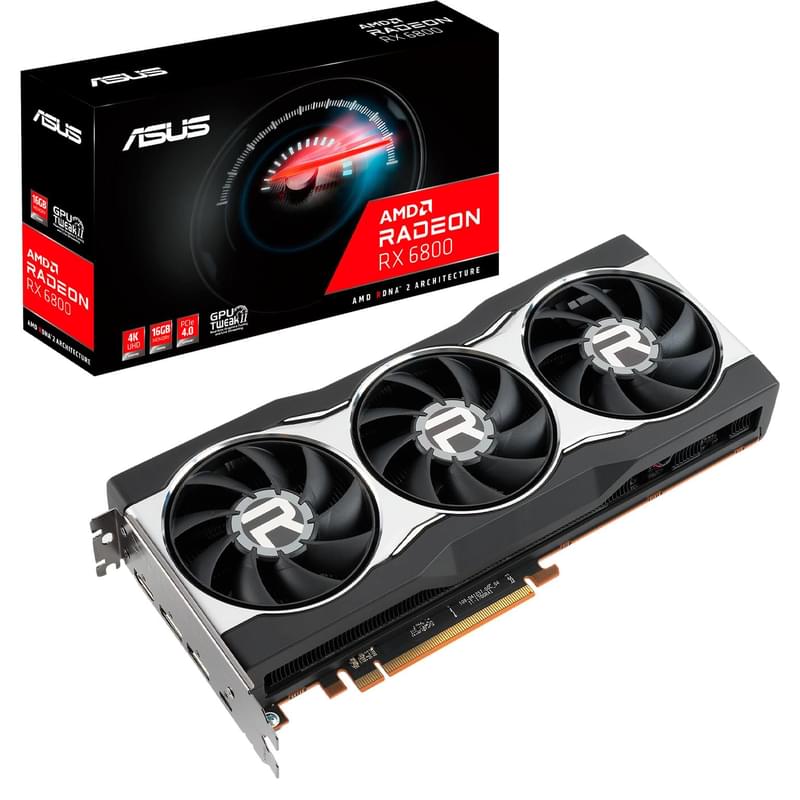 Видеокарта Asus Radeon RX 6800 16GB 256bit/G6 (HDMI+2DP+Type-C)(RX6800-16G) - фото #8, Technodom.kz Видеокарта Asus Radeon RX 6800 16GB 256bit/G6 (HDMI+2DP+Type-C)(RX6800-16G) - фото #8, Technodom.kz