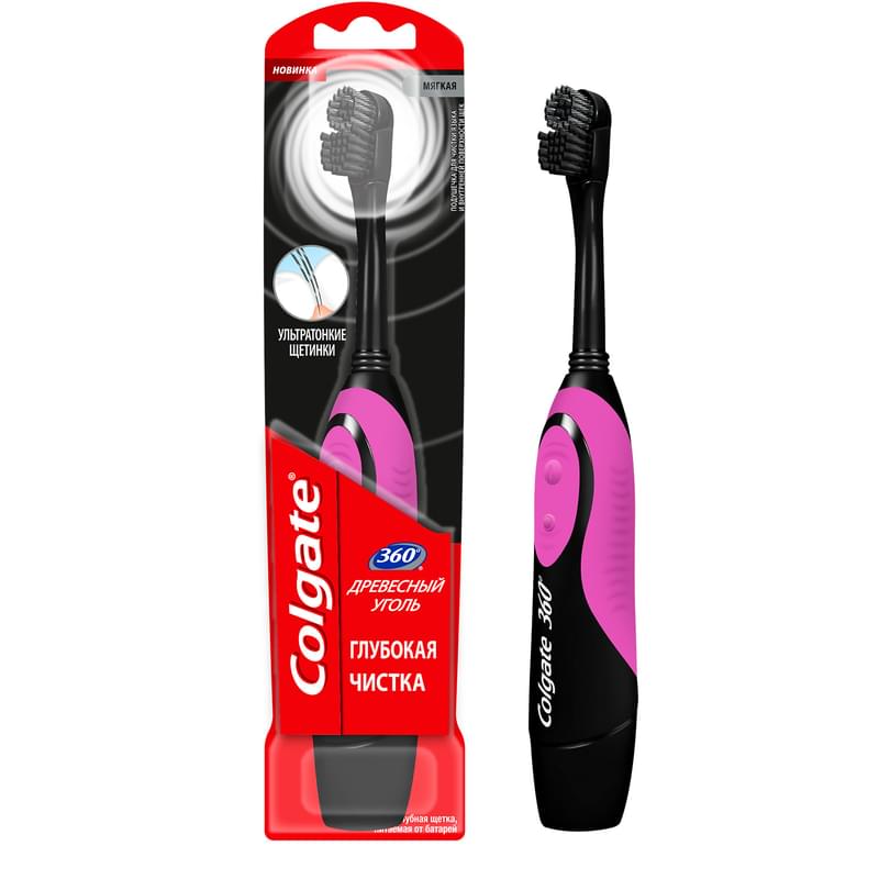 Зубная щетка Colgate 360 Charcoal - фото #0, Technodom.kz