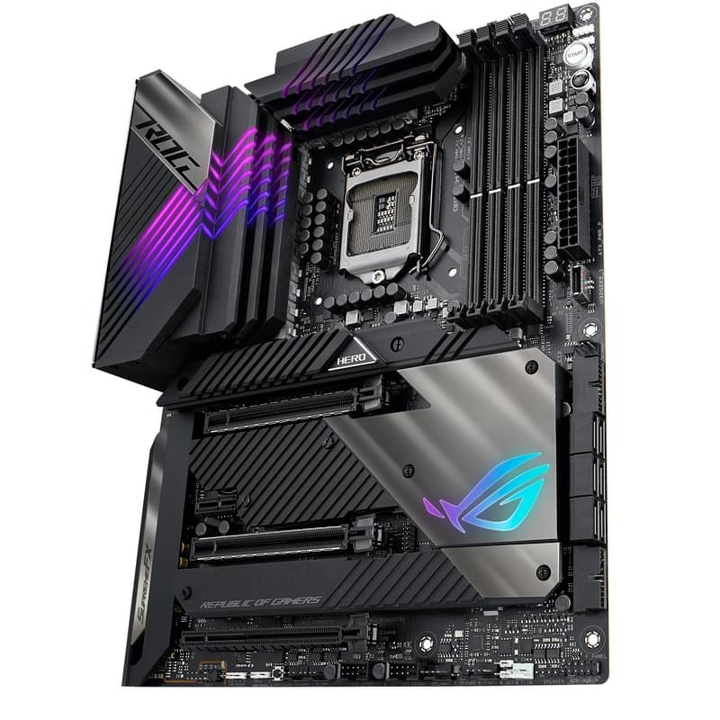 Asus MAXIMUS XIII Жүйелік тақшасы HERO Z590 LGA1200 4DDR4 PCI-E 3x16 1x1 (HDMI+Type-C) ATX - фото #1, Technodom.kz