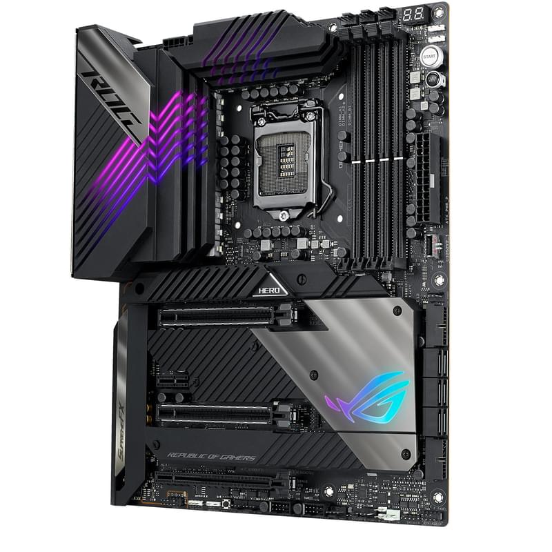 Asus MAXIMUS XIII Жүйелік тақшасы HERO Z590 LGA1200 4DDR4 PCI-E 3x16 1x1 (HDMI+Type-C) ATX - фото #4, Technodom.kz