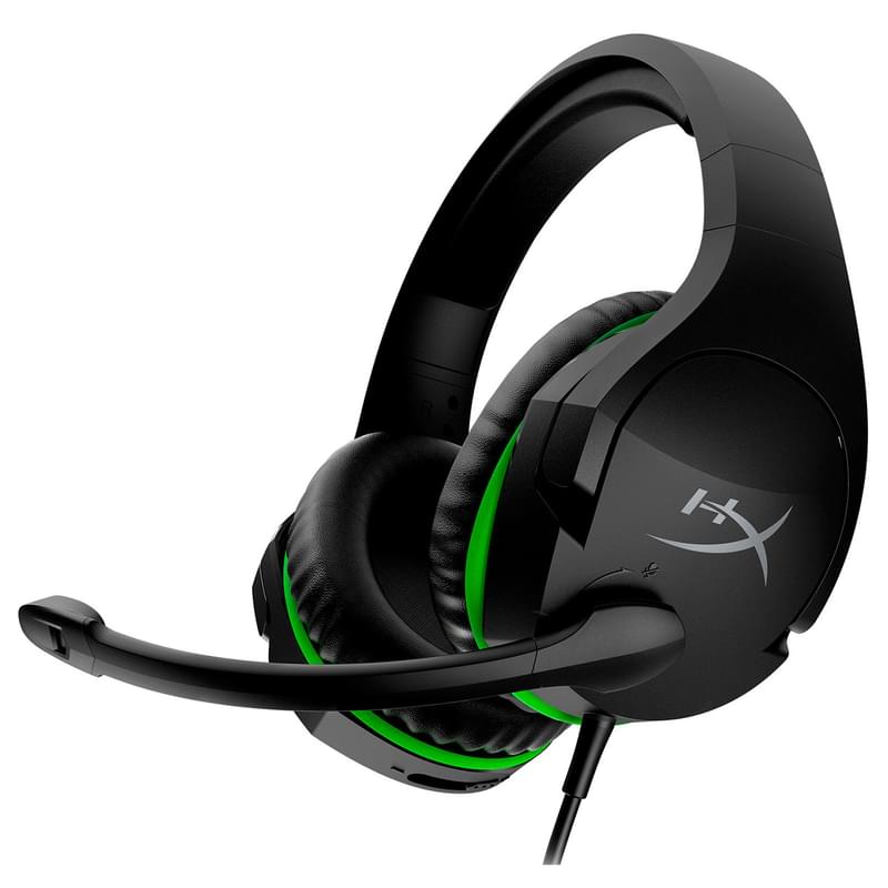Игровая гарнитура HyperX CloudX Stinger Xbox, Black/Green (HX-HSCSX-BK/WW) - фото #0, Technodom.kz