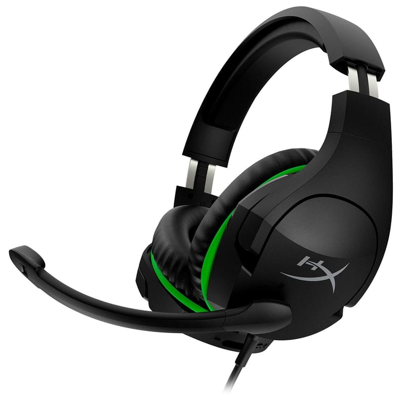 Игровая гарнитура HyperX CloudX Stinger Xbox, Black/Green (HX-HSCSX-BK/WW) - фото #1, Technodom.kz
