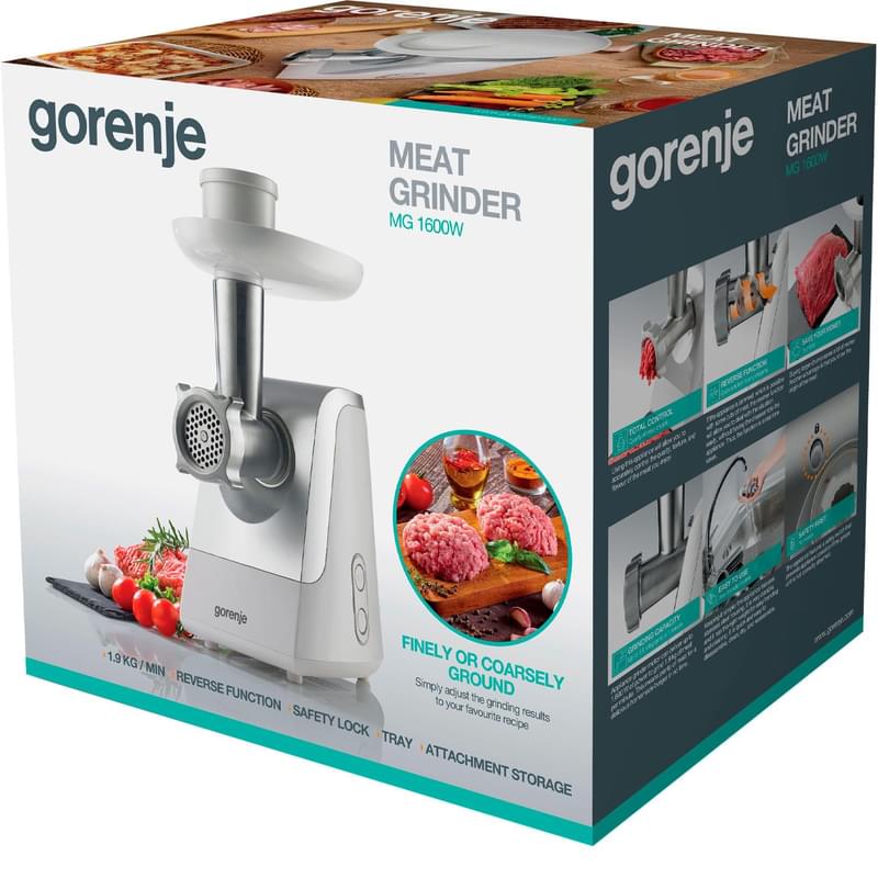 Мясорубка Gorenje MG-1600W - фото #4, Technodom.kz Мясорубка Gorenje MG-1600W - фото #4, Technodom.kz