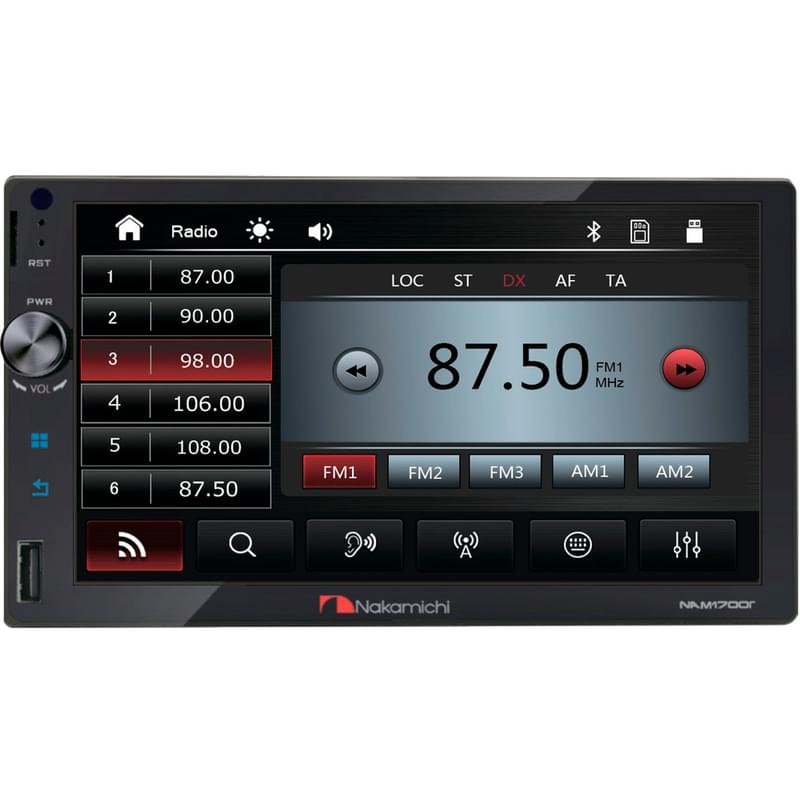 Автомагнитола Nakamichi NAM1700r 2DIN 4x50Вт, bluetooth - фото #1, Technodom.kz