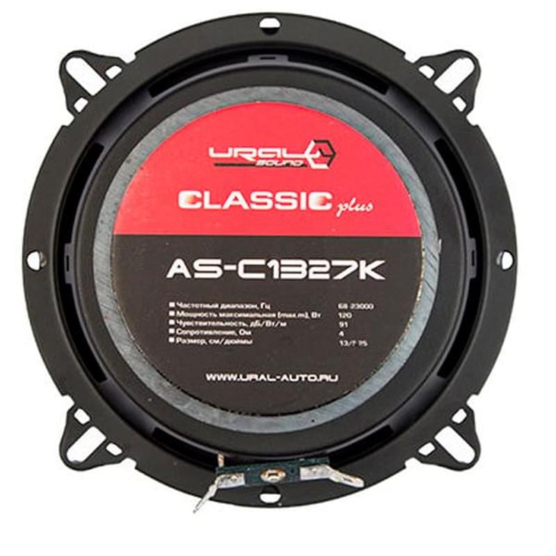 Колонки автомобильные Ural AS-C1327K Red, кроссовер+твиттер, 120W, 91db, 4ohm, 13см (5дюйм) - фото #1, Technodom.kz