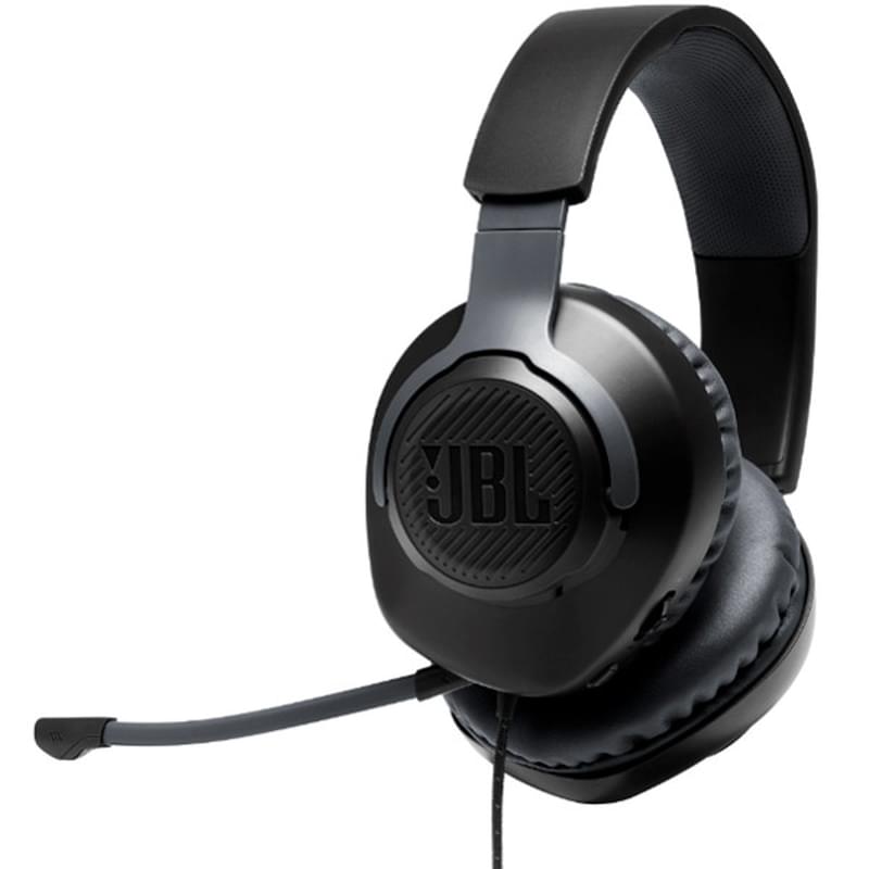 Игровая гарнитура JBL Quantum 100, Black (JBLQUANTUM100BLK) - фото #1, Technodom.kz