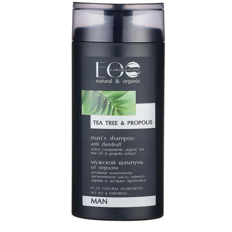 Шампунь мужской Eco Laboratorie "Против перхоти" MAN 250мл - фото #0, Technodom.kz