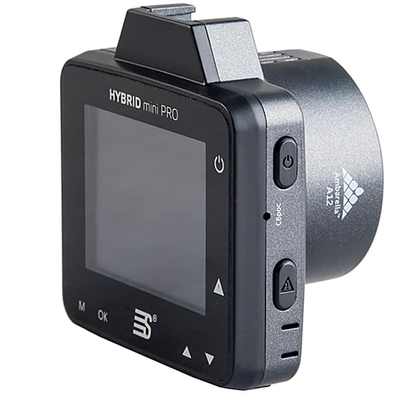 SilverStone F1 HYBRID MINI PRO, 2.0'' Тіркеу камерасының радар детекторы мен гибриді , FullHD, mSD - фото #3, Technodom.kz