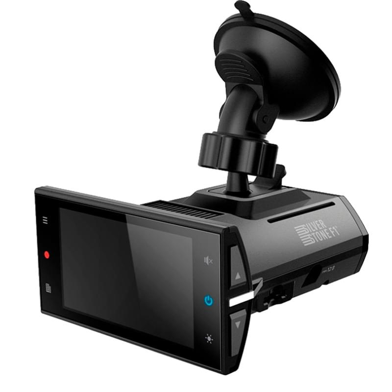 Видеорегистратор с радар-детектором SilverStone F1 HYBRID S-BOT, 3.0'', FullHD, mSD, black - фото #2, Technodom.kz