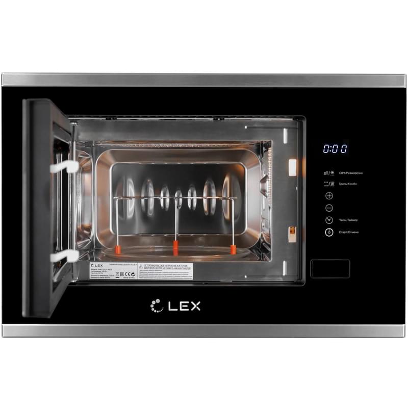 Встраиваемая микроволновая печь Lex BIMO-20.01 Inox - фото #2, Technodom.kz