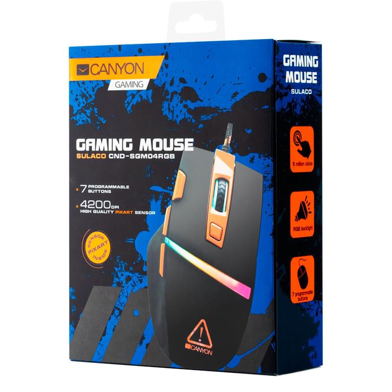 Игровая мышь Canyon Gaming Sulaco (CND-SGM04RGB) - фото #4, Technodom.kz