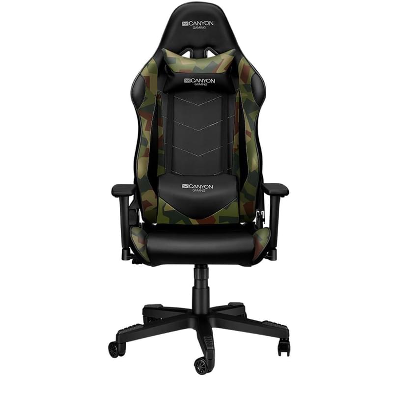 Игровое компьютерное кресло Canyon Gaming Argama, Black/Khaki (CND-SGCH4AO) - фото #0, Technodom.kz