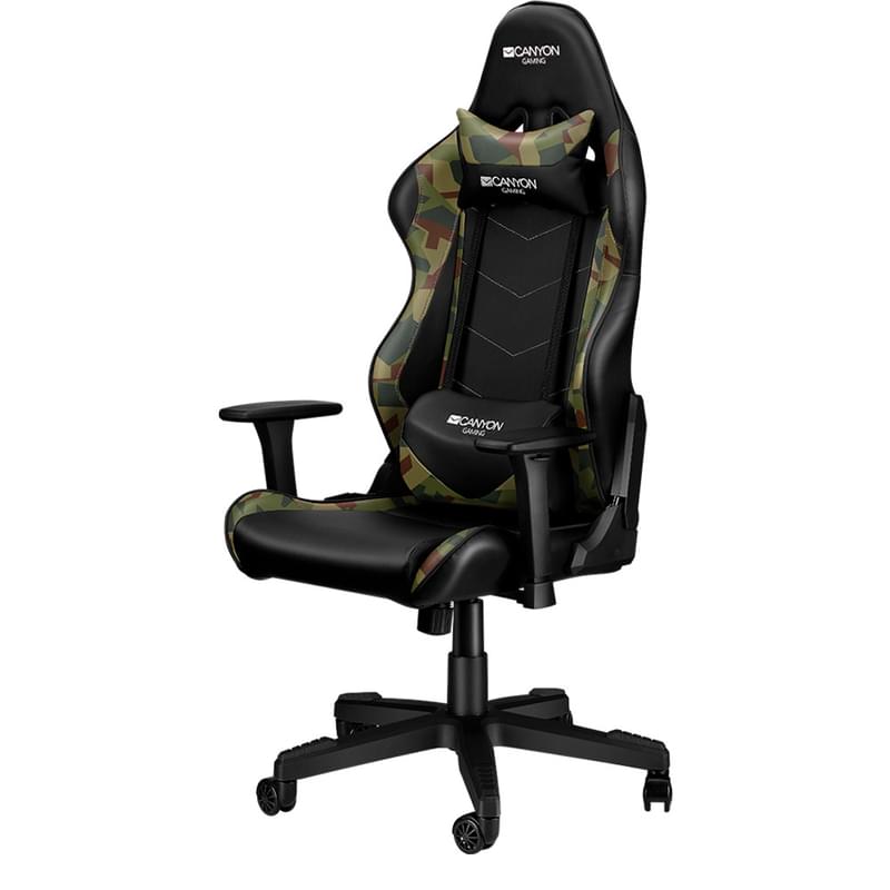 Игровое компьютерное кресло Canyon Gaming Argama, Black/Khaki (CND-SGCH4AO) - фото #5, Technodom.kz