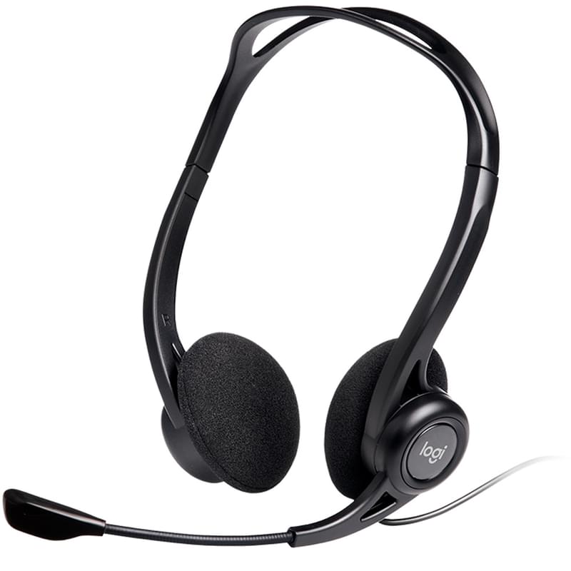 Гарнитура Накладная Logitech 960 USB , Black - фото #0, Technodom.kz