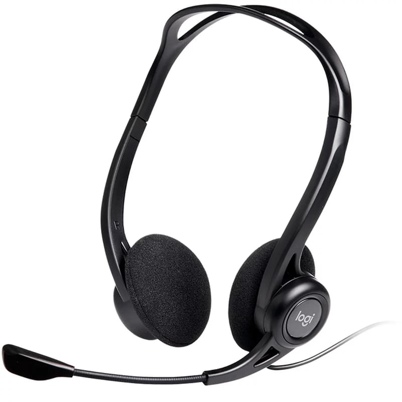 Гарнитура Накладная Logitech 960 USB , Black - фото #0, Technodom.kz