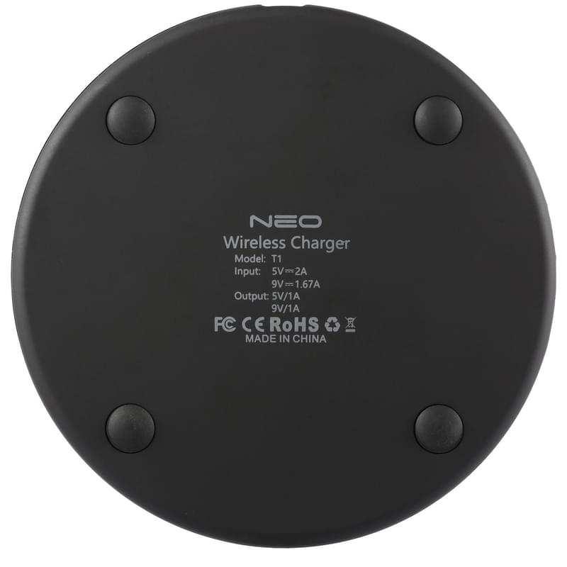 Беспроводное зарядное устройство Neo, 10W, Black (NEO-T1-BK) - фото #2, Technodom.kz
