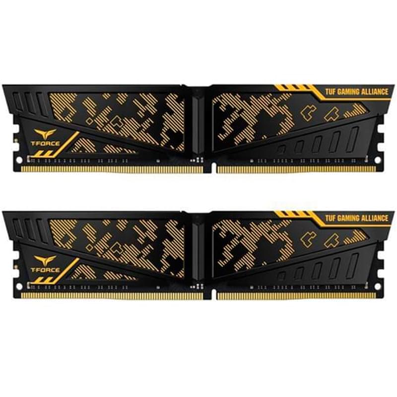 Оперативная память DDR4 DIMM 8GB/3200MHz PC-25600 Team Group Vulcan TUF Yellow (TLTYD48G3200HC16C01) - фото #0, Technodom.kz