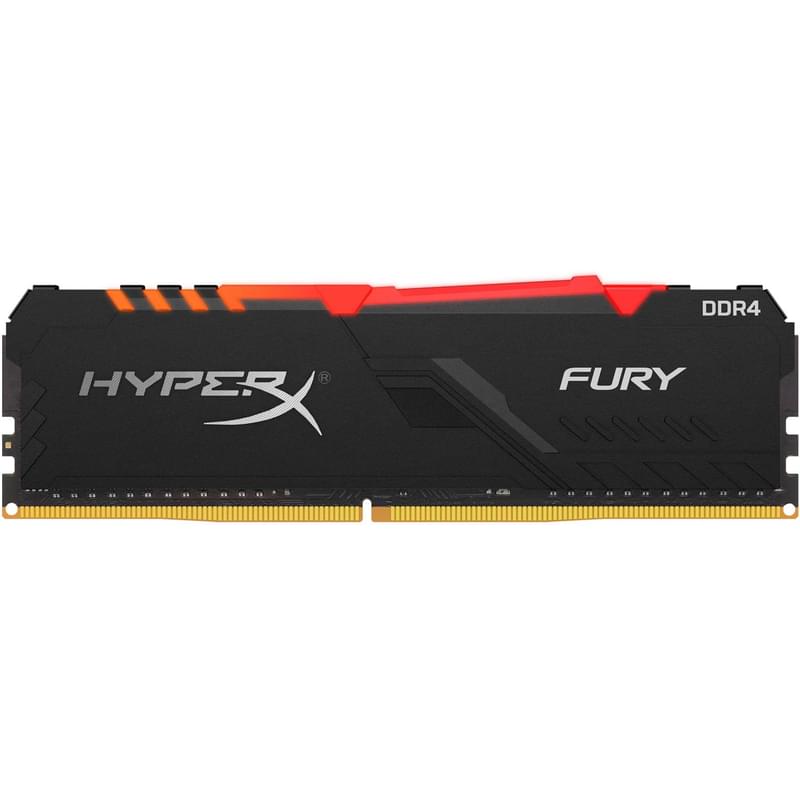 Оперативная память DDR4 DIMM 32GB/3200MHz Kingston HyperX Fury RGB (HX432C16FB3A/32) - фото #0, Technodom.kz