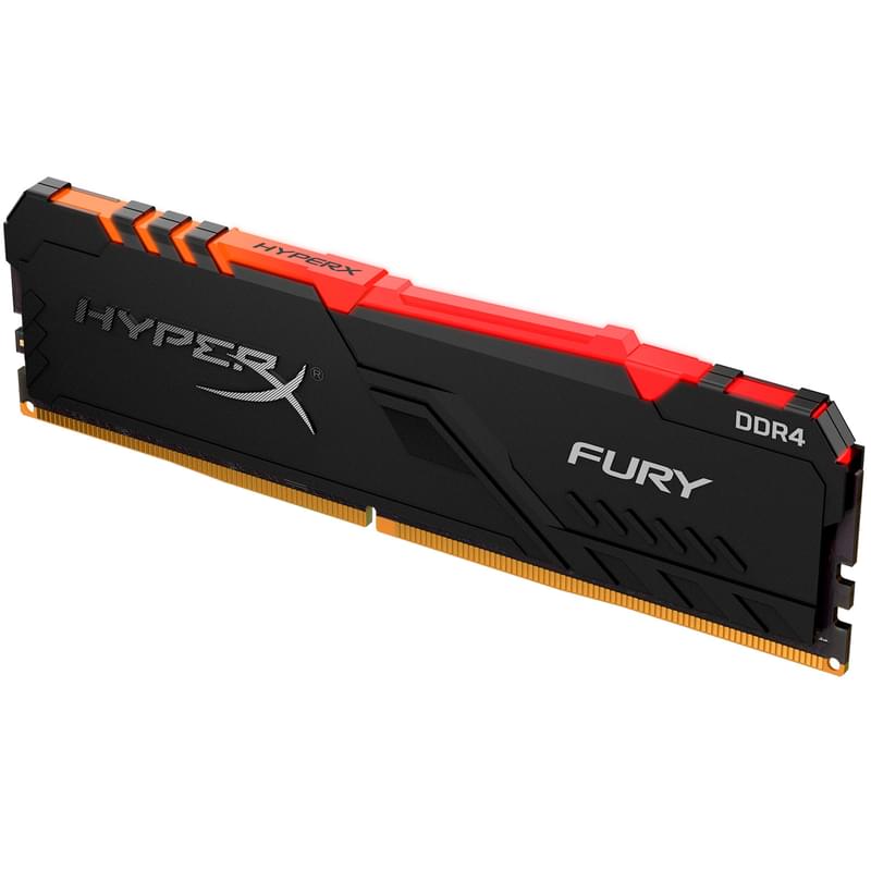 Оперативная память DDR4 DIMM 32GB/3200MHz Kingston HyperX Fury RGB (HX432C16FB3A/32) - фото #1, Technodom.kz