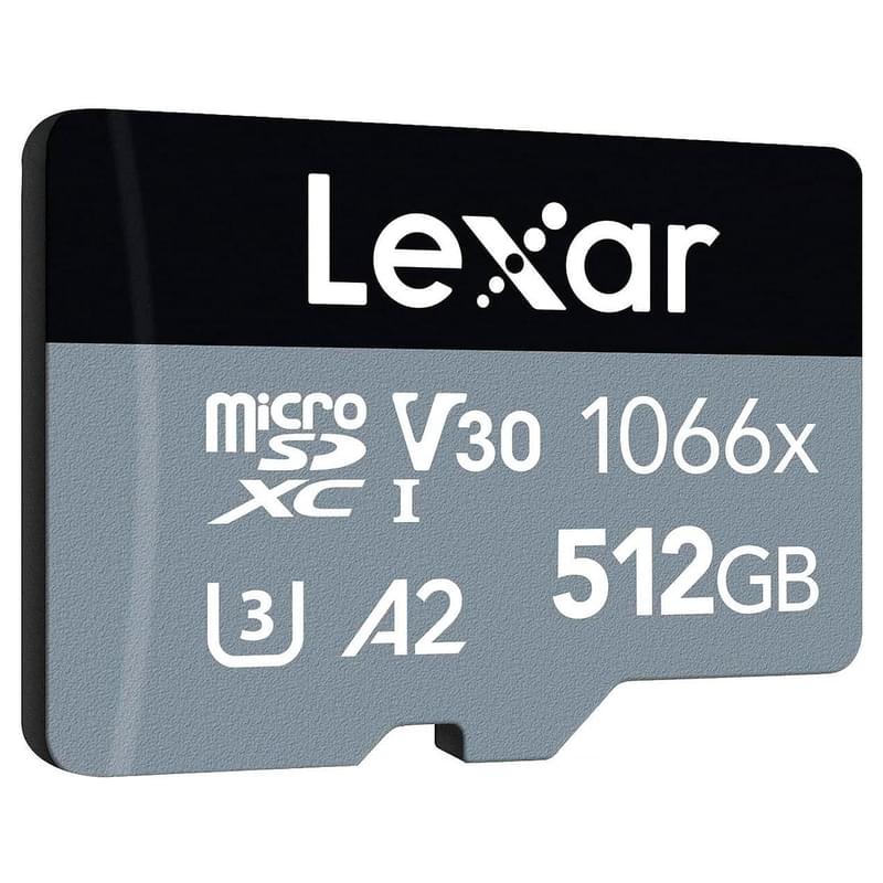 Карта памяти MicroSD 512GB Lexar Professional 1066x, UHS-I, with adapter (LMS1066512G-BNANG) - фото #1, Technodom.kz Карта памяти MicroSD 512GB Lexar Professional 1066x, UHS-I, with adapter (LMS1066512G-BNANG) - фото #1, Technodom.kz