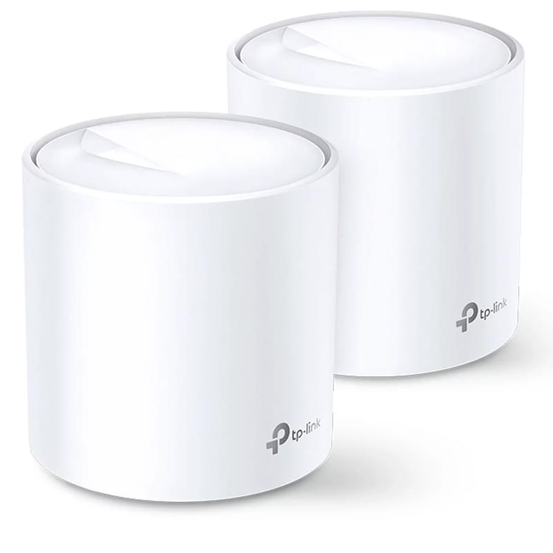 Mesh Wi-Fi үй жүйесі, TP-Link Deco X60 Dual Band, Wi-Fi 6, 3000 Mbps дейін (Deco X60) - фото #0, Technodom.kz