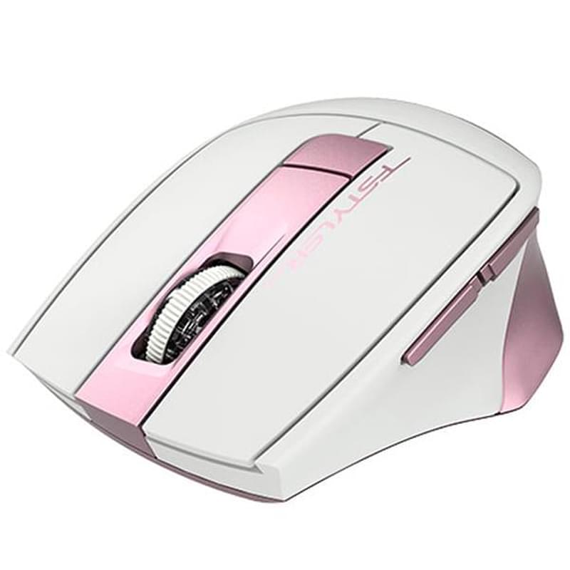 Мышка беспроводная USB A4tech Fstyler FG-35, Pink - фото #2, Technodom.kz