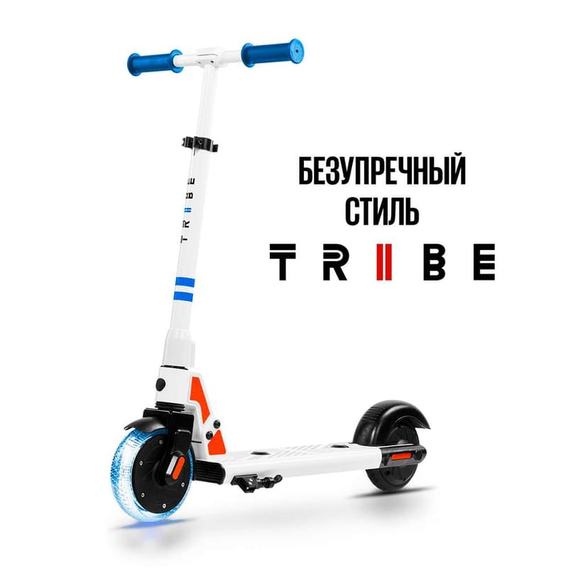 Детский электросамокат TRIBE KID PURPLE 12 км/ч, до 50 кг, 8 км, Синий - фото #2, Technodom.kz
