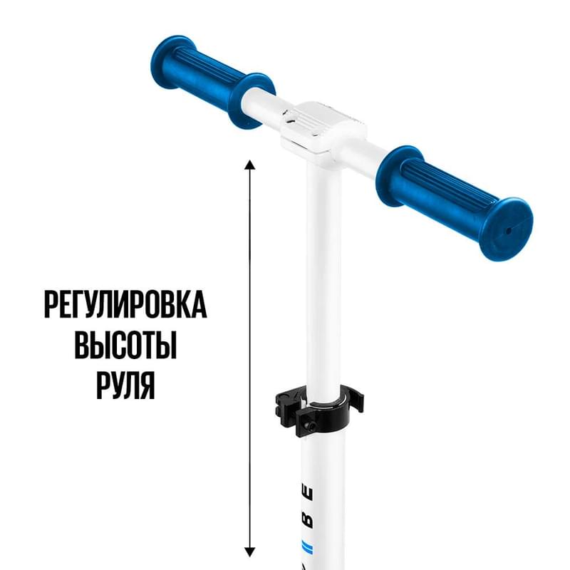 Детский электросамокат TRIBE KID PURPLE 12 км/ч, до 50 кг, 8 км, Синий - фото #7, Technodom.kz