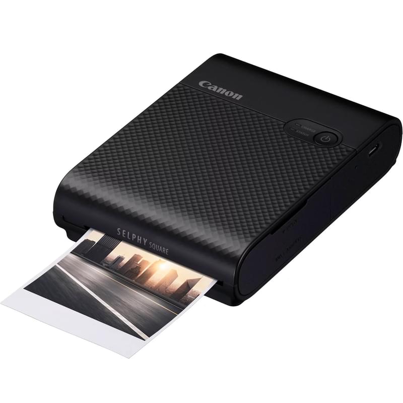 Canon Selphy Square QX10 Black (4107C003) смартфондарға арналған мезеттік басып шығару принтері - фото #0, Technodom.kz