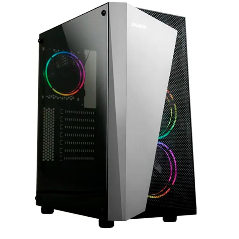 ПК корпус Zalman S4 Plus MidTower, window, Black ATX (S4 Plus) - фото #0, Technodom.kz