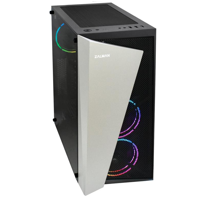 ПК корпус Zalman S4 Plus MidTower, window, Black ATX (S4 Plus) - фото #1, Technodom.kz