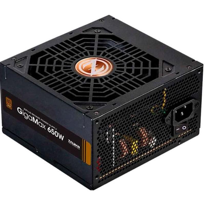 650W Zalman Қуаттау блогы ZM650-GVII ATX 80 PLUS Bronze 20+4pin, 4+4pin (ZM650-GVII) - фото #0, Technodom.kz