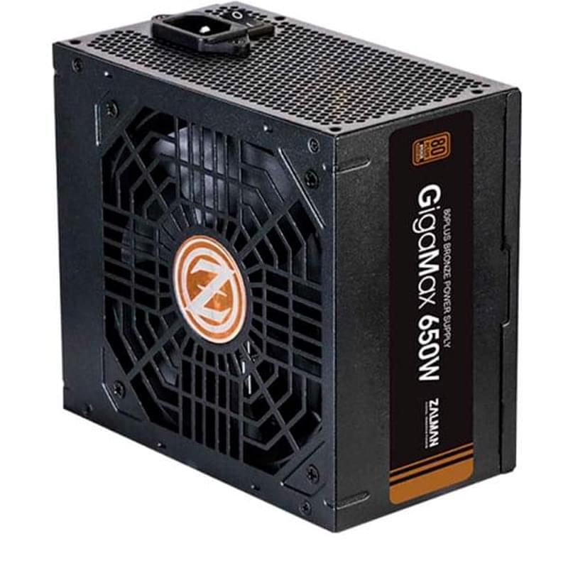650W Zalman Қуаттау блогы ZM650-GVII ATX 80 PLUS Bronze 20+4pin, 4+4pin (ZM650-GVII) - фото #1, Technodom.kz