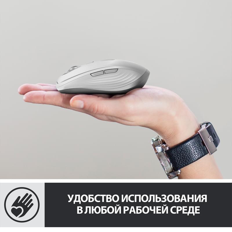 Мышка беспроводная USB/BT Logitech MX Anywhere 3, Rose - фото #5, Technodom.kz