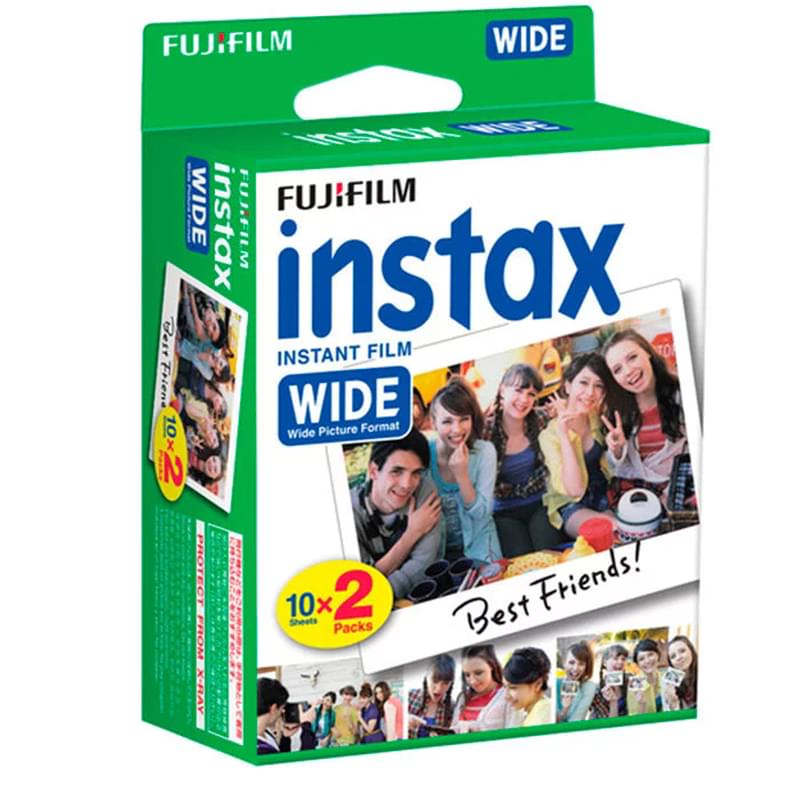 FUJIFILM Instax Wide Reg. Үлдірі Glossy (10/2PK) - фото #0, Technodom.kz