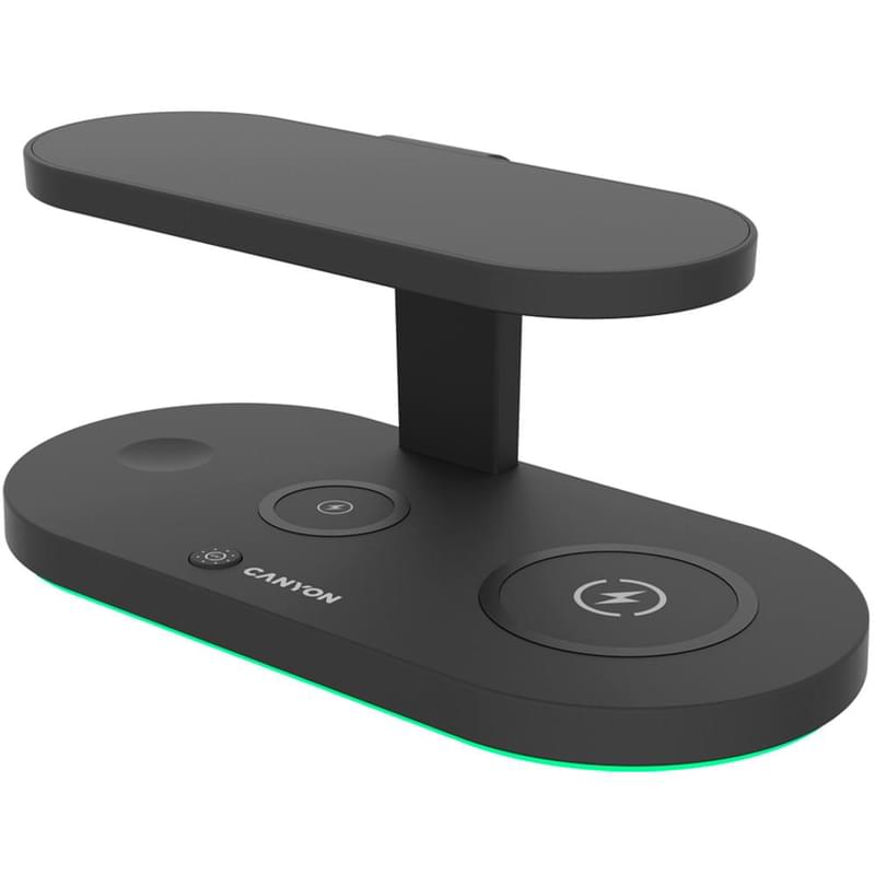 Беспроводное зарядное устр-во Canyon, 5-in-1 for Apple Watch, Black (CNS-WCS501) - фото #5, Technodom.kz